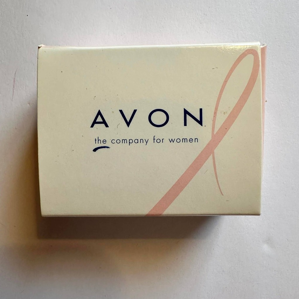 Avon‎ Pink Ribbon Pin Silvertone Breast Cancer Awareness Rhinestone 2000 New Box - Picture 4 of 6